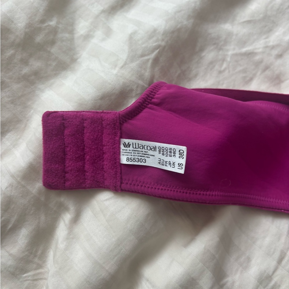 Wacoal Sculpted Wireless Bra - Raspberry - Picture 6 of 7
